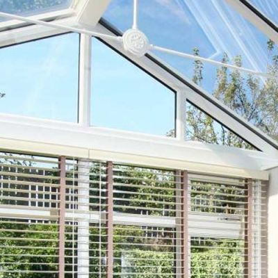 Gable front conservatory internal
