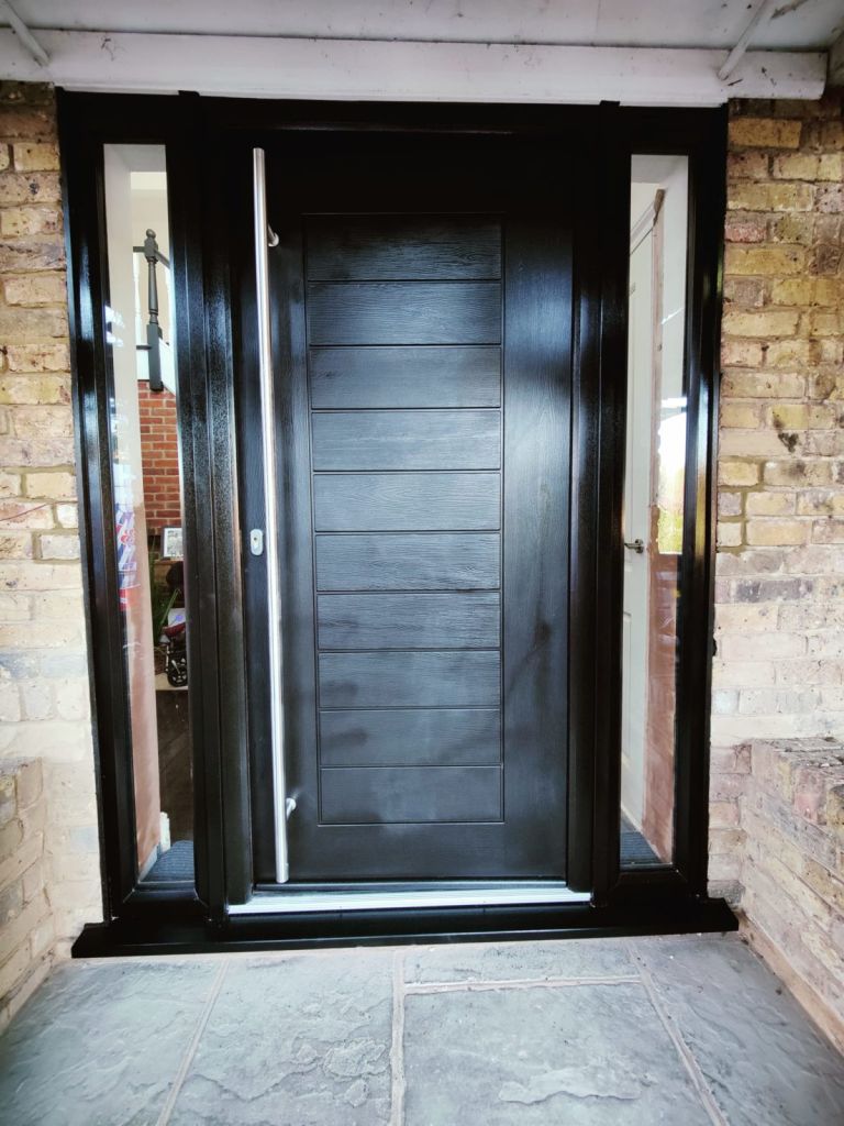Black Solidor Composite Door Installation
