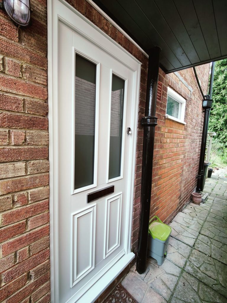Timber Composite Doors installation in White