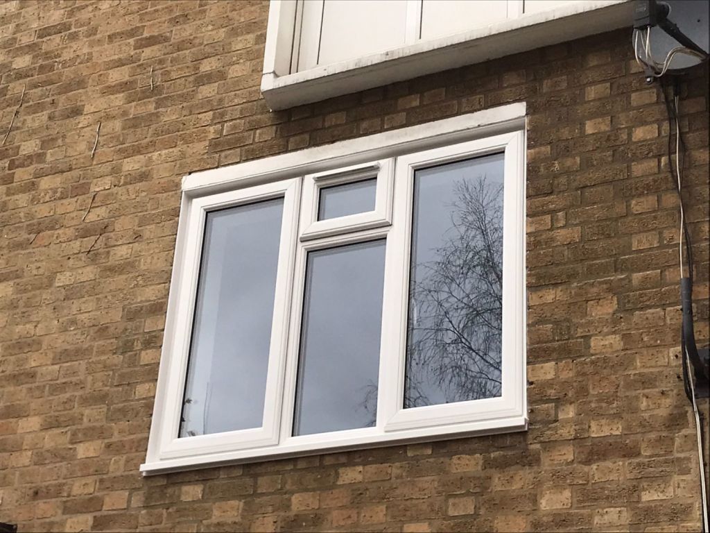 White Sculptured Profile uPVC with openers and fixed