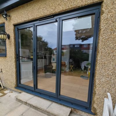 Ovolo Sculptured PVCu French Doors and Windows – Croydon Installation